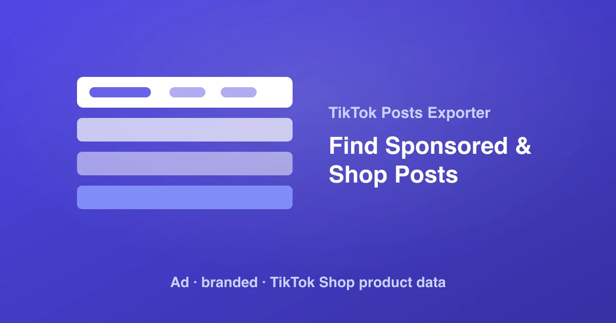 How to Find a Creator’s Sponsored & TikTok Shop Posts