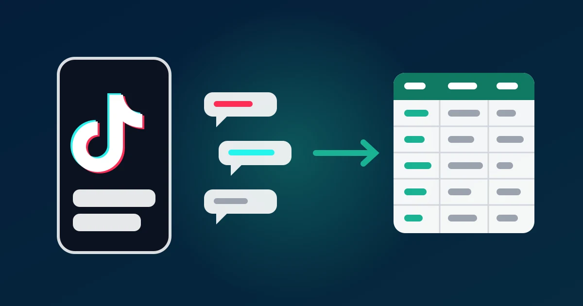 How to Export TikTok Comments to CSV — Every Route TikTok Allows, Tested (Free, 2026)