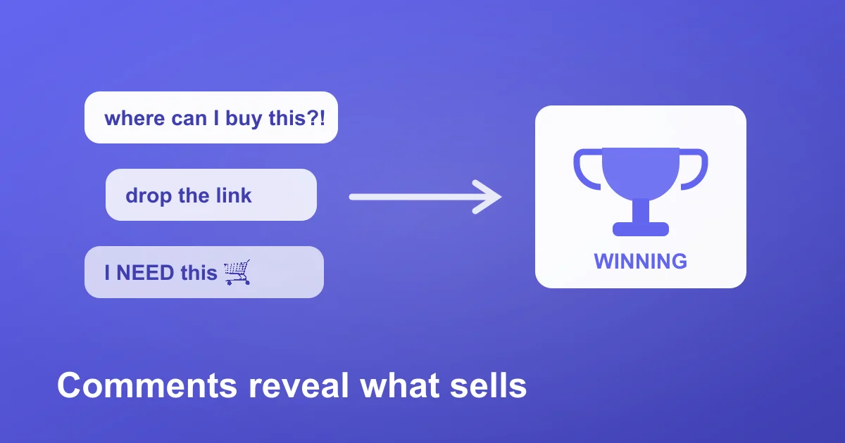 How to Find Winning Products on TikTok in 2026 (Using Comment Data)