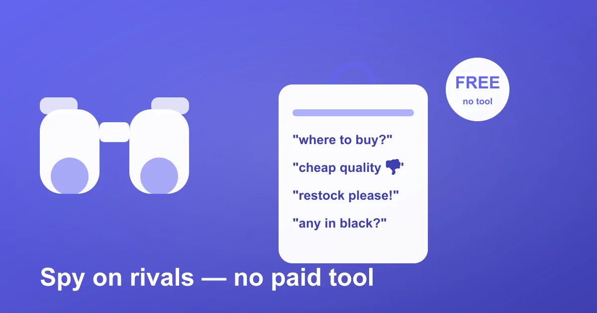 How to Spy on TikTok Shop Competitors (Without Paid Spy Tools)