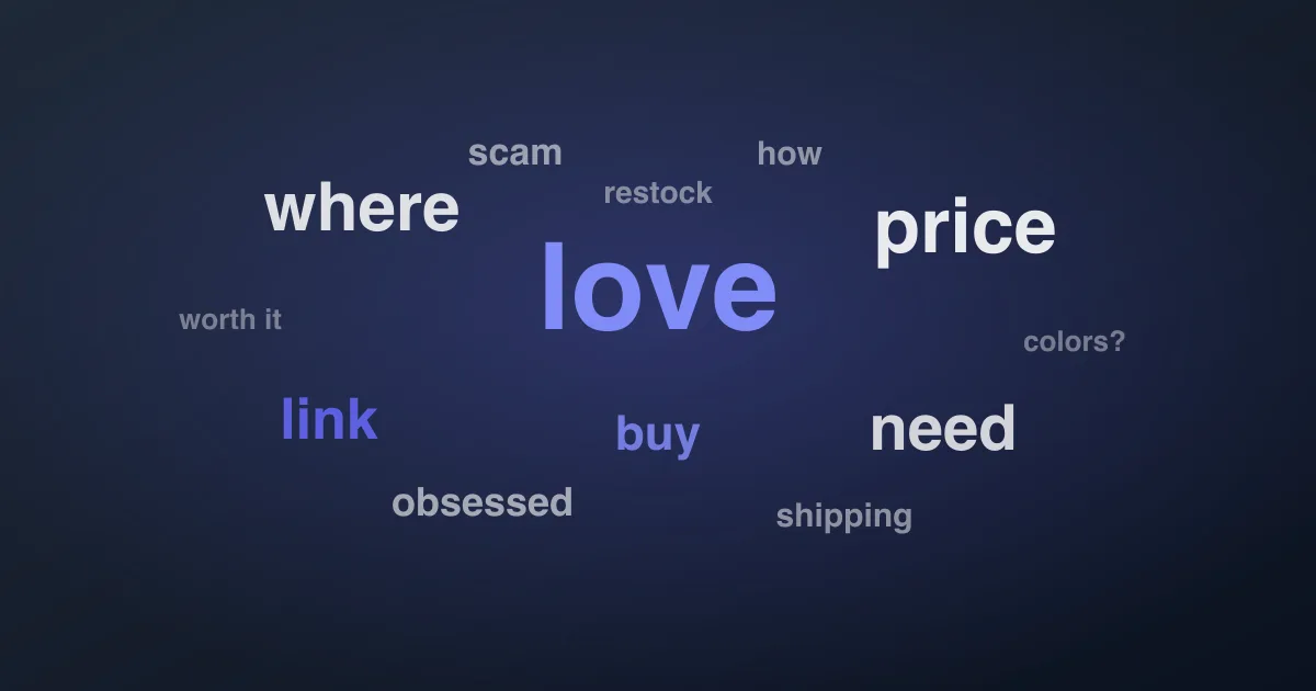 How to Make a TikTok Comment Word Cloud from Any Video (2026)